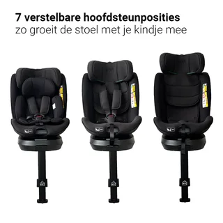 Autostoel Novi Donna Premium I-size 360° All Black van Novi Baby – productfoto 3 van 4