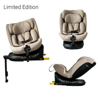 Autostoel Novi Donna Premium Limited Edition I-size 360° Cashmere Beige van Novi Baby – productfoto 1 van 4