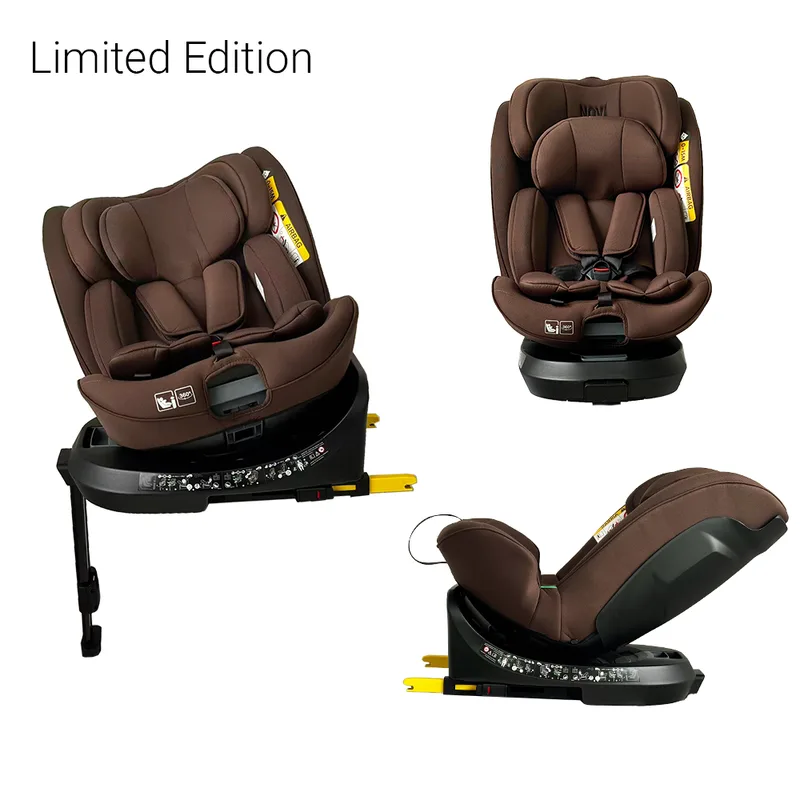 Autostoel Novi Donna Premium Limited Edition I-size 360° Espresso Brown van Novi Baby – productfoto 1 van 4