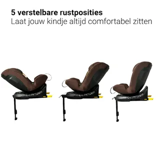 Autostoel Novi Donna Premium Limited Edition I-size 360° Espresso Brown van Novi Baby – productfoto 3 van 4