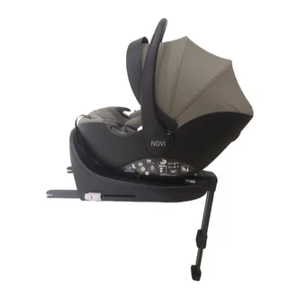 Autostoel Novi Jacky Pro 360° V2 I-Size Basic Taupe & Base van Novi Baby – productfoto 2 van 4