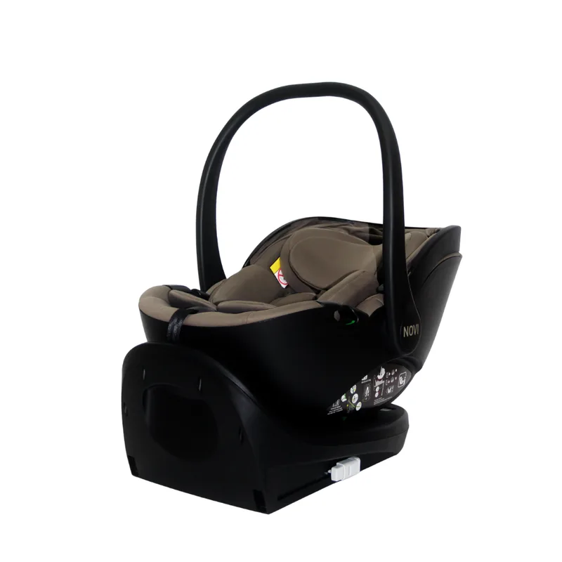 Autostoel Novi Jacky Pro 360° V2 I-Size Basic Taupe & Base van Novi Baby – productfoto 4 van 4