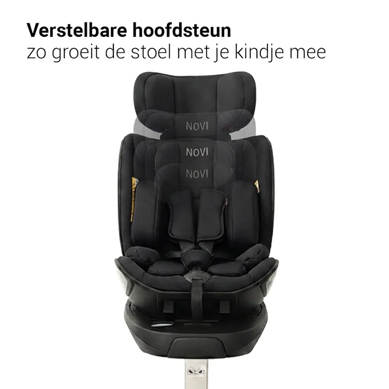 Autostoel Novi Joey Pro 360° All Black by Novi Baby – product photo 4 of 4