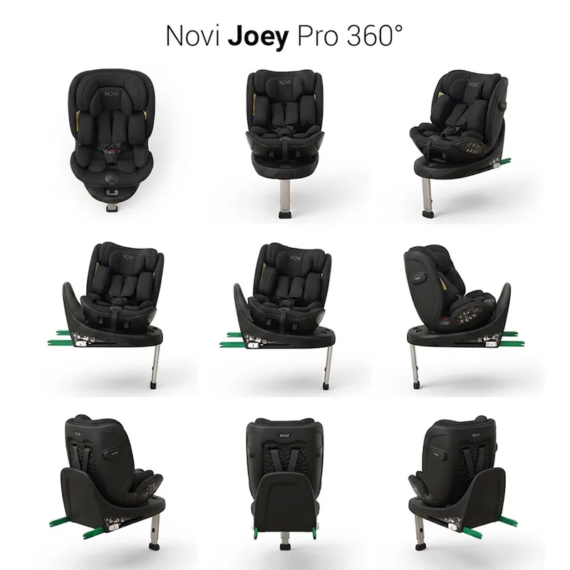 Autostoel Novi Joey Pro 360° All Black by Novi Baby – product photo 3 of 4