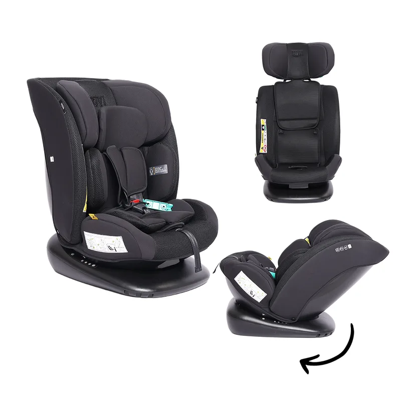 Autostoel Novi Tobias Go 360 All Black van Novi Baby – productfoto 1 van 4
