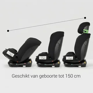 Autostoel Novi Tobias V2 I-Size All Black de Novi Baby – photo produit 3 sur 4