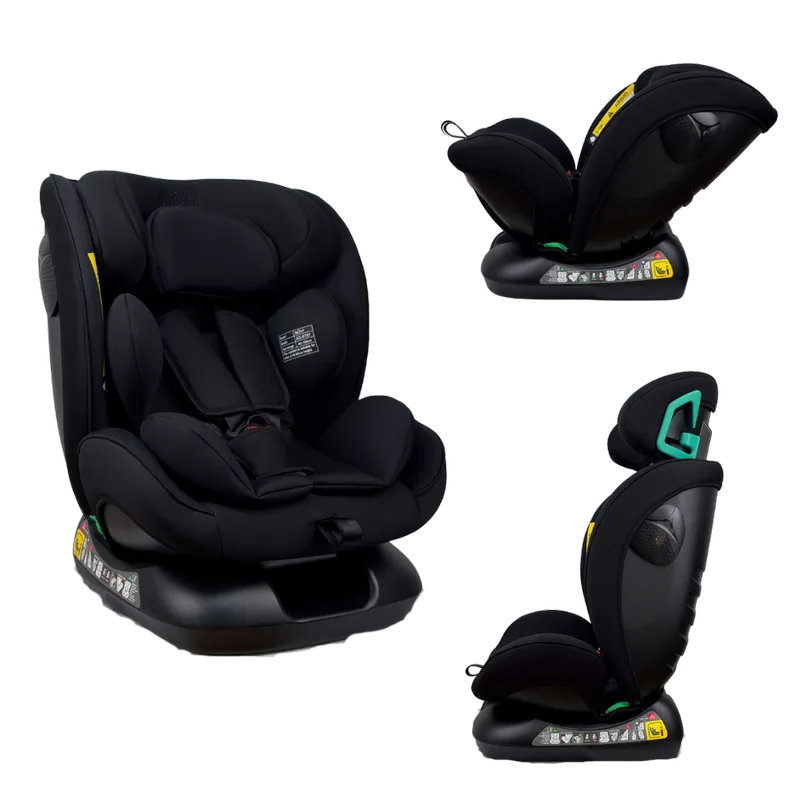 Autostoel Novi Tobias V2 I-Size All Black de Novi Baby – photo produit 1 sur 4