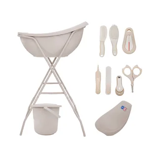 Bad & Verzorgingsset Novi Tubby Taupe van Novi Baby – productfoto 1 van 4