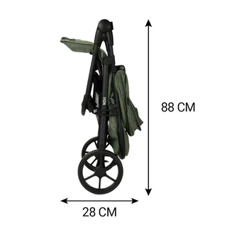 Buggy Novi Grande Go V2 Green Melange by Novi Baby – product photo 4 of 4