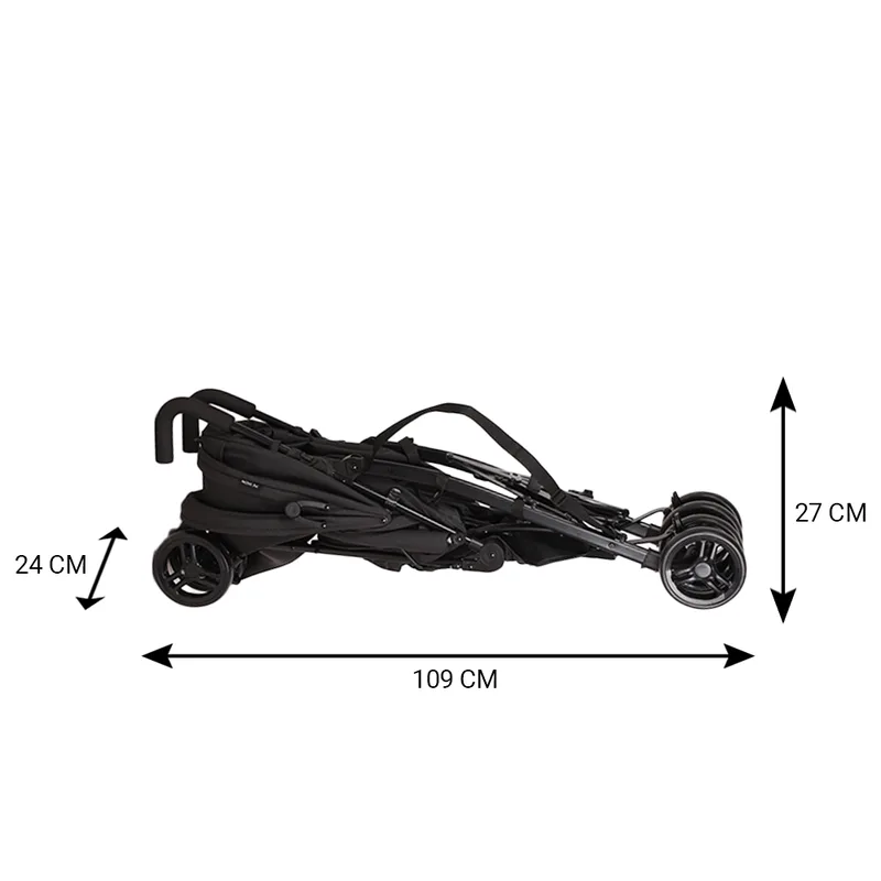 Buggy Novi Nick Black Melange van Novi Baby – productfoto 3 van 4