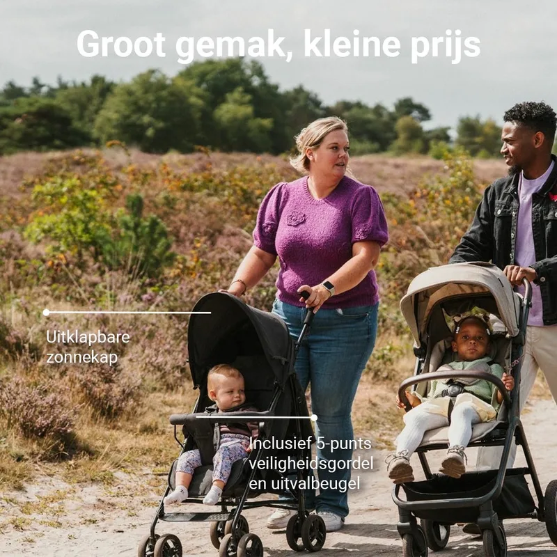 Buggy Novi Nick Black Melange van Novi Baby – productfoto 4 van 4
