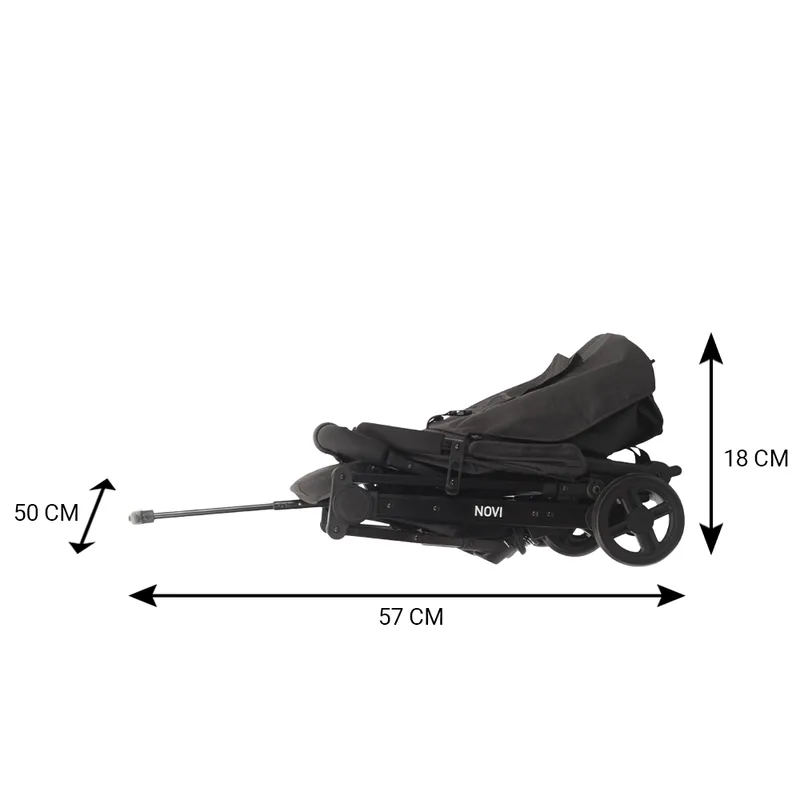 Buggy Novi Travel Go Black Melange by Novi Baby – product photo 4 of 4