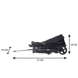 Buggy Novi Travel Go Premium All Black by Novi Baby – product photo 4 of 4