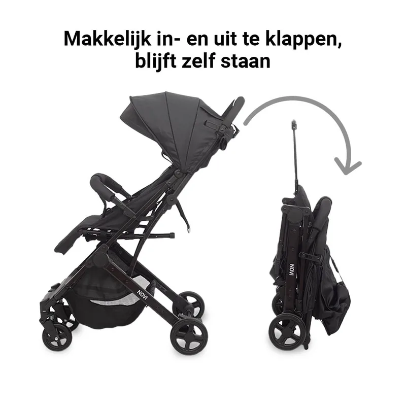 Buggy Novi Travel Go Premium All Black by Novi Baby – product photo 3 of 4