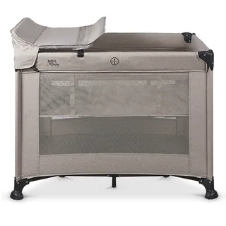 Campingbed/Box Novi Nolan Luxe Air+ Sand Melange van Novi Baby – productfoto 1 van 4
