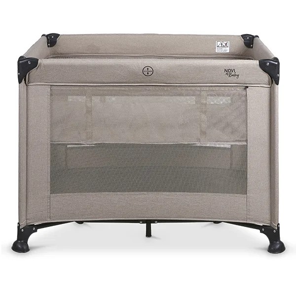 Campingbed/Box Novi Nolan Luxe Air+ Sand Melange van Novi Baby – productfoto 3 van 4