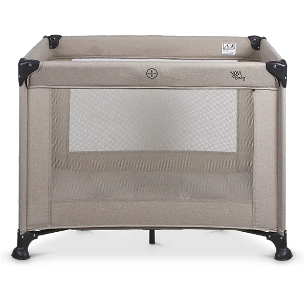 Campingbed/Box Novi Nolan Luxe Air+ Sand Melange van Novi Baby – productfoto 4 van 4