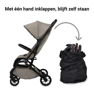 Cloud Premium Buggy - Melange von Novi Baby in Hazel – Produktfoto 3 von 4