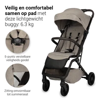 Cloud Premium Buggy - Melange von Novi Baby in Hazel – Produktfoto 2 von 4