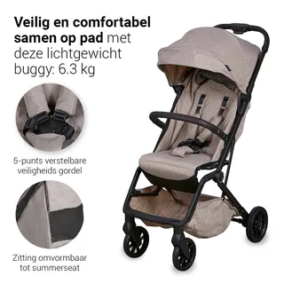 Cloud Premium Buggy - Sand Melange von Novi Baby in Zand – Produktfoto 2 von 4