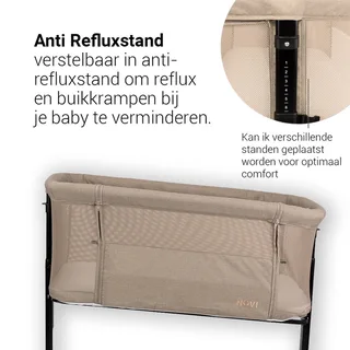 Co-Sleeper Novi Amy Air+ Sand Melange by Novi Baby – product photo 3 of 4