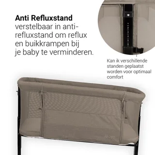 Co-Sleeper Novi Kyra Air+ Hazel Melange by Novi Baby – product photo 3 of 4