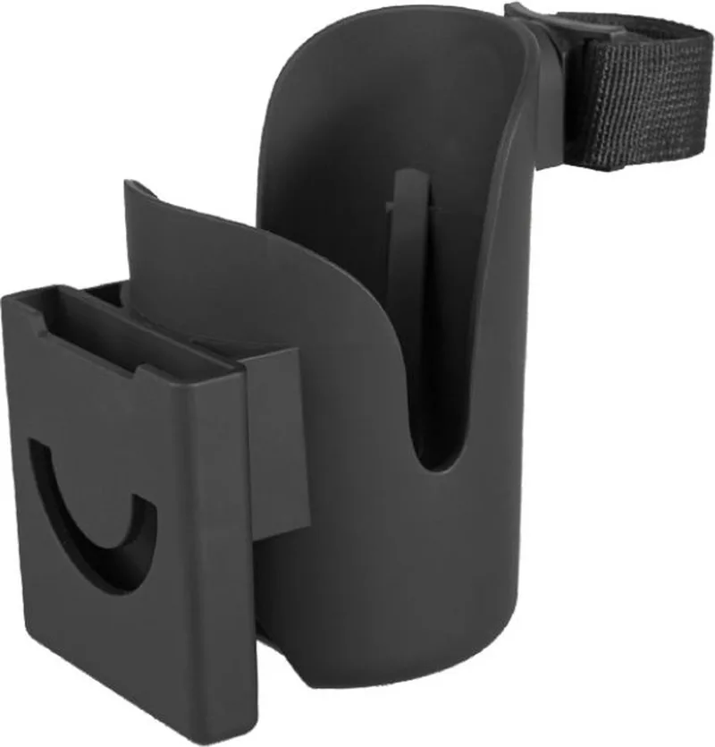 Go - Cup houder - Telefoon houder - Cup Holder kinderwagen fra Novi Baby i Zwart – produktbillede