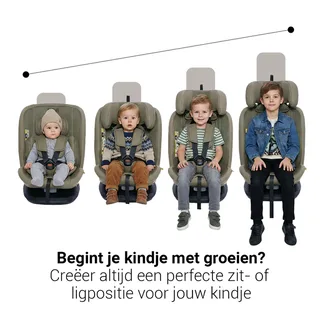 Goliath Go I-size Autostoel - Groep 0-1-2-3 - Isofix - Draaibaar - Taupe - 0 - 150 cm by Novi Baby in Taupe Go – product photo 3 of 4
