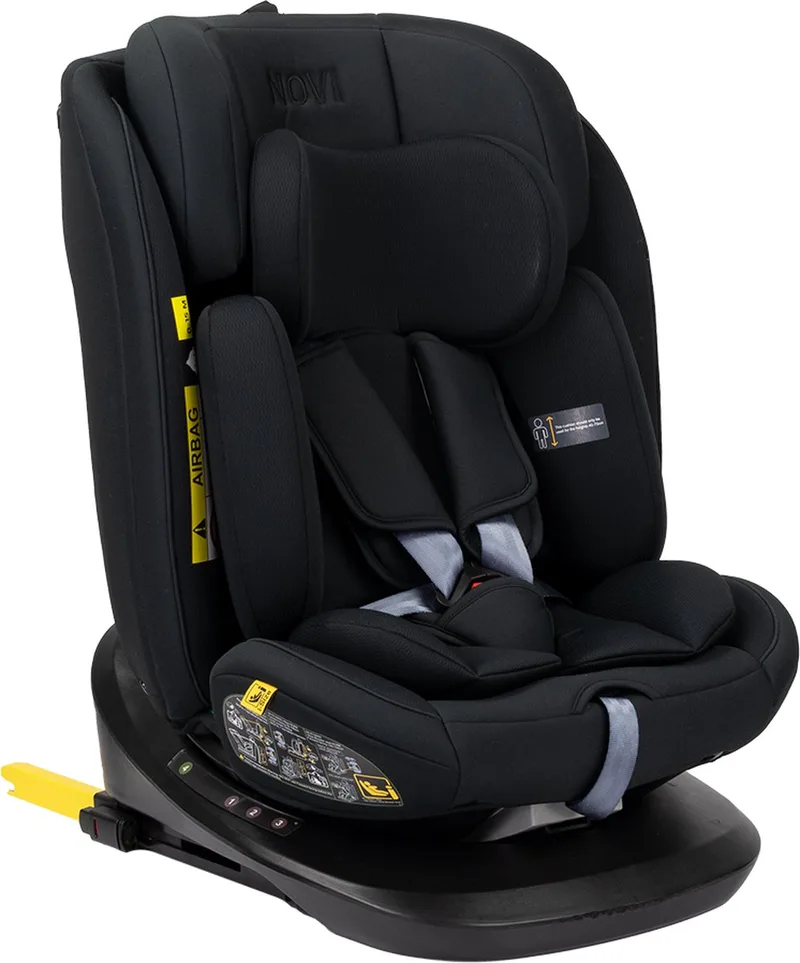Goliath Premium Autostoel - I-Size - Draaibaar - Zwart van Novi Baby in Zwart Premium – productfoto