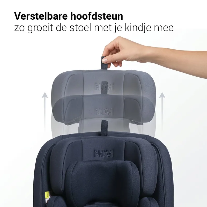 Goliath Premium Autostoel - I-Size - Draaibaar - Zwart by Novi Baby in Zwart Premium – product photo 3 of 4