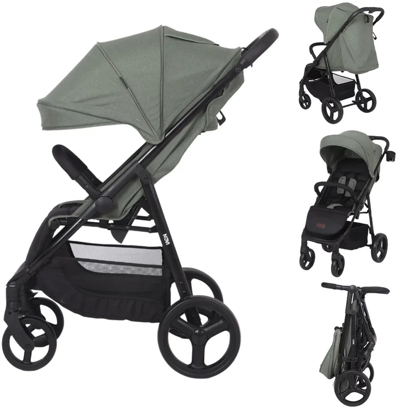 Grande Go Buggy - Geschikt van 0-22 kg van Novi Baby in Groen – productfoto