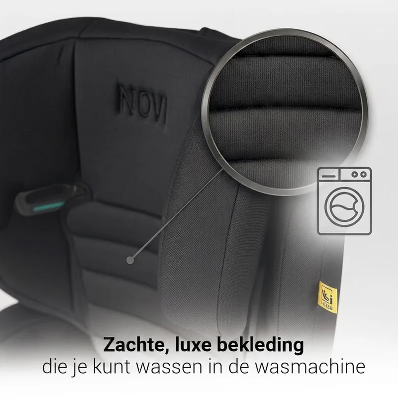 James Go I-Size Autostoel met Isofix von Novi Baby in Go Zwart – Produktfoto 3 von 4