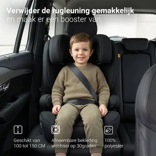 James Go I-Size Autostoel met Isofix von Novi Baby in Go Zwart – Produktfoto 4 von 4