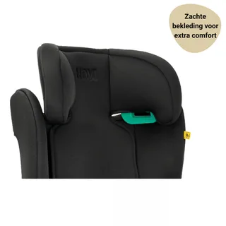 James Go V2 Autostoel - i-Size - Gordel - Geschikt vanaf 100 tot 150 cm von Novi Baby in Schwarz – Produktfoto 4 von 4