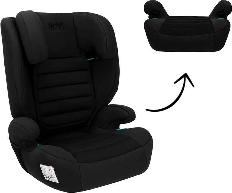 James Premium Autostoel - i-Size - Gordel fra Novi Baby i Zwart – produktbillede