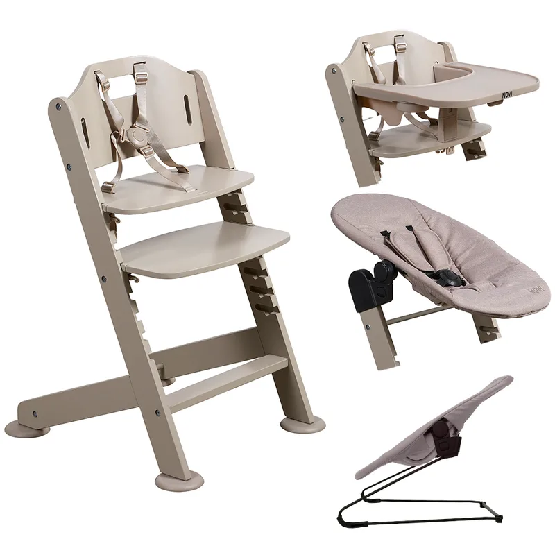 Kinderstoel Novi 1-2 Grow Sand/Sand Melange fra Novi Baby – produktbillede 1 af 4