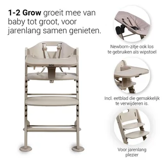 Kinderstoel Novi 1-2 Grow Sand/Sand Melange fra Novi Baby – produktbillede 2 af 4