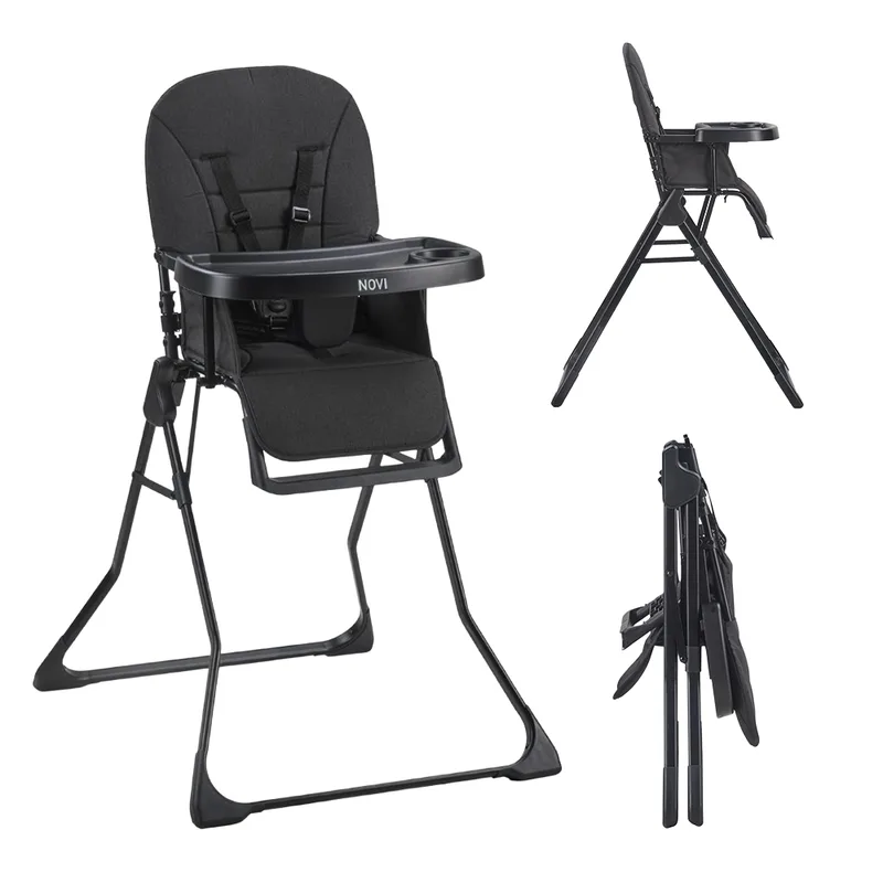 Kinderstoel Novi Mila Black Melange van Novi Baby – productfoto 1 van 4