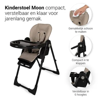 Kinderstoel Novi Moon Taupe van Novi Baby – productfoto 2 van 4