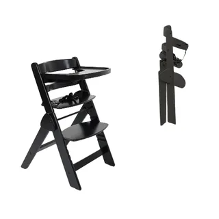 Kinderstoel Novi Yumi Inklapbaar Pure Black fra Novi Baby – produktbillede 1 af 4