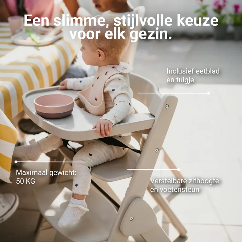 Kinderstoel Novi Yumi Inklapbaar Pure Black fra Novi Baby – produktbillede 3 af 4