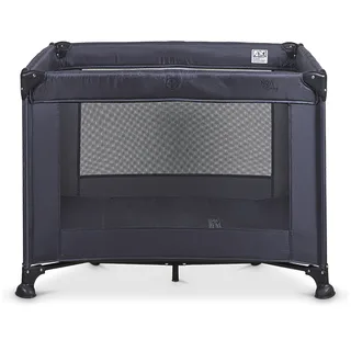 Liv Air+ Dark Campingbed/box - Grijs/Zwart Mesh - Geschikt vanaf de geboorte - Compact inklapbaar campingbed von Novi Baby in Schwarz – Produktfoto 4 von 4