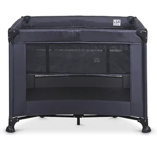 Liv Air+ Dark Campingbed/box - Grijs/Zwart Mesh - Geschikt vanaf de geboorte - Compact inklapbaar campingbed von Novi Baby in Schwarz – Produktfoto 3 von 4