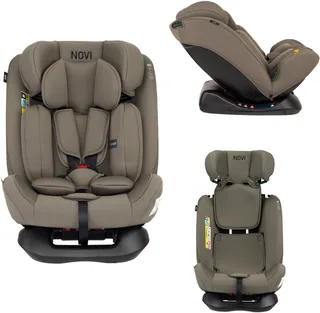 Lucas Premium - Autostoel - I-Size - Dark - Groep 0-1-2-3 by Novi Baby in Taupe – product photo 1 of 4