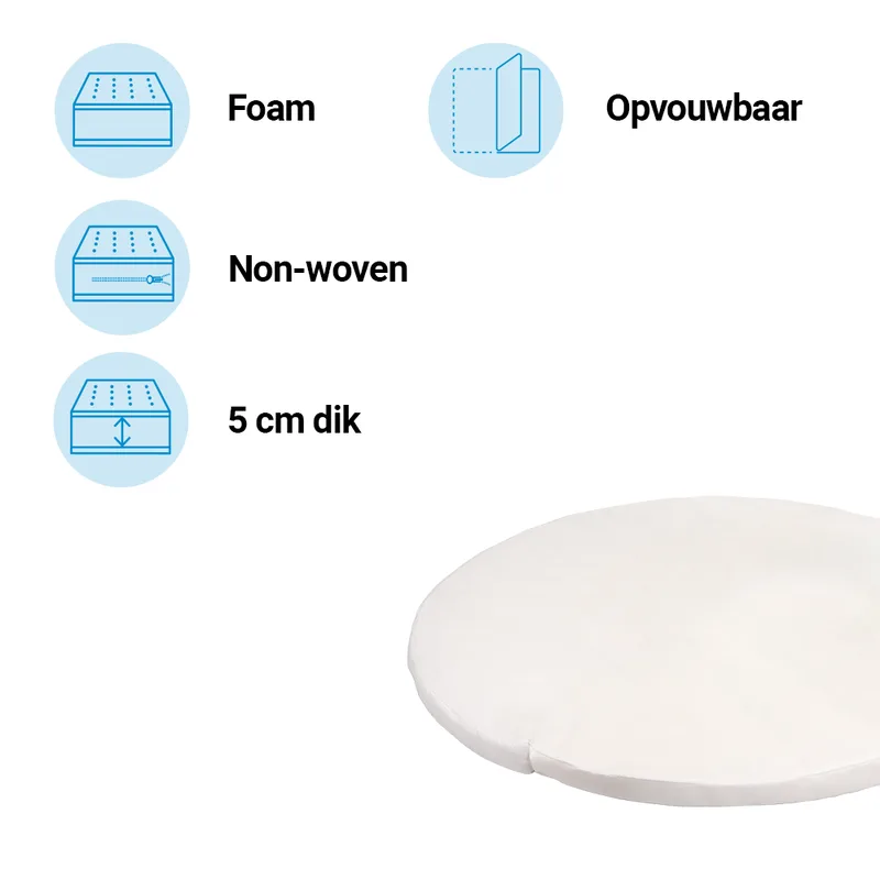 Matras Box Novi 90cm rond van Novi Baby – productfoto 1 van 4