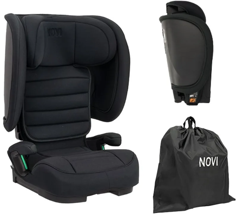 Max I-Size Autostoel - All Black - Inclusief Draagtas by Novi Baby in Zwart – product photo