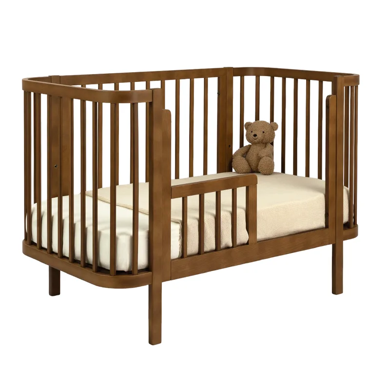 Meegroei Ledikant Novi Kira Incl. Bedzijde 60x120 Walnut de Novi Baby – photo produit 3 sur 4