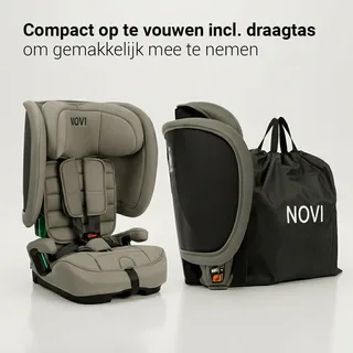 Morris I-Size Autostoel - Dark - Inclusief Draagtas by Novi Baby in Taupe – product photo 2 of 4