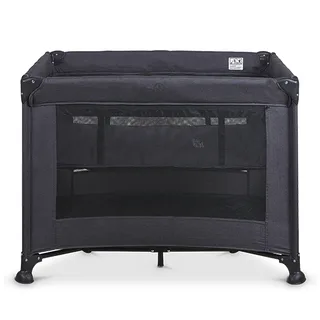 Nolan Luxe Air+ Campingbed/Box - Melange - Compact inklapbaar campingbed - Inclusief transporttas by Novi Baby in Black – product photo 3 of 4