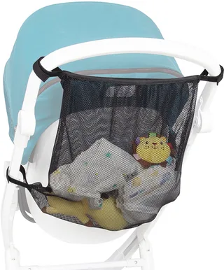 Novi Boodschappenmand – Voor Buggy en Kinderwagen – Extra Opbergruimte by Novi Baby in Black – product photo 1 of 4